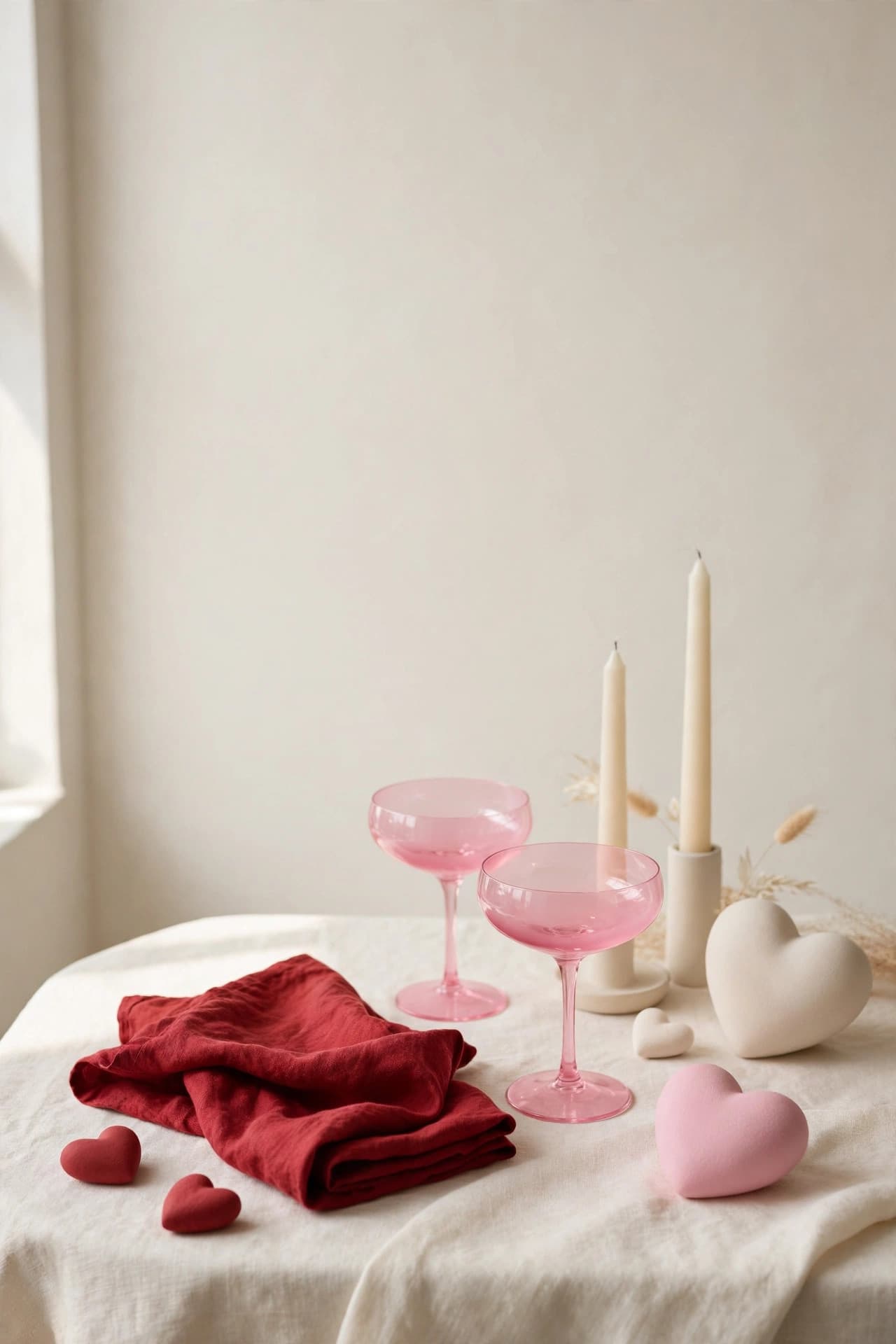 Galentine's — Editorial Pink & Red